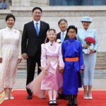 Japanese Emperor Naruhito visit Mongolia ceremony 2025