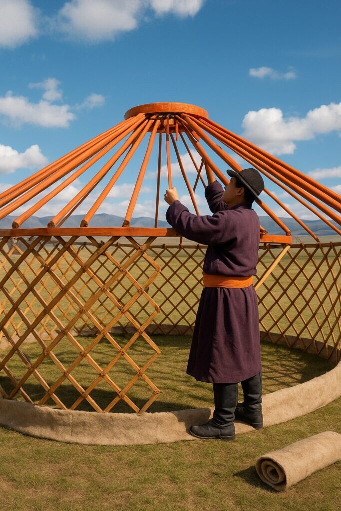 Mongolian ger yurt