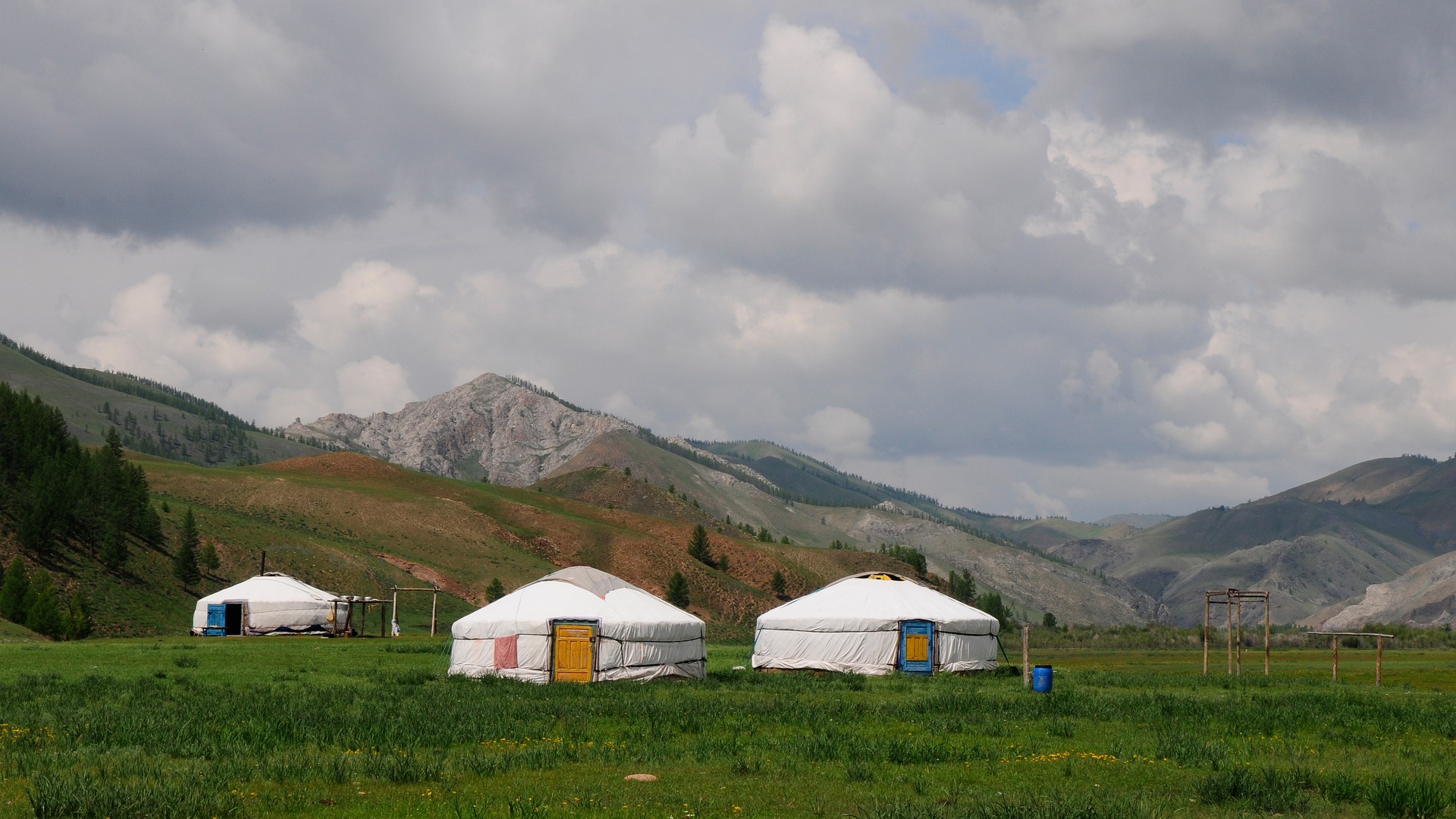 Mongolian ger yurt